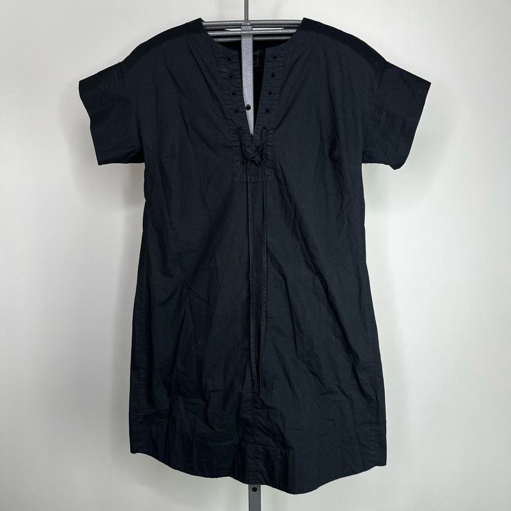 J.crew black tie string dress size‎ small